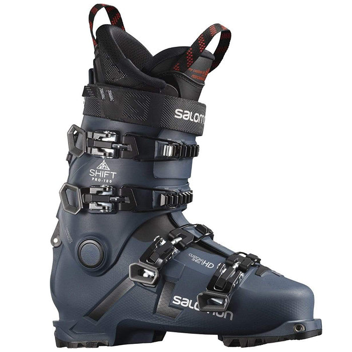 Salomon Shift Pro 100 AT ski boots (blue, 2022) available at Mad Dog's Ski & Board in Abbotsford, BC.