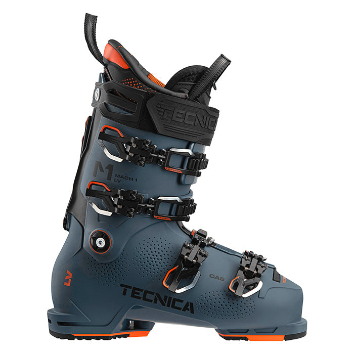 Tecnica Mach1 LV 120 TD ski boots (dark avio) available at Mad Dog's Ski & Board in Abbotsford, BC.