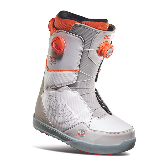 Thirty Two Lashed Double Boa snowboard boots (grey) available at Mad Dog's Ski & Board in Abbotsford, BC.