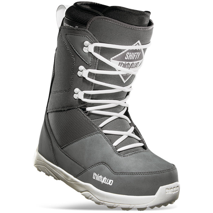 Thirty Two Shifty snowboard boots (black/grey) available at Mad Dog's Ski & Board in Abbotsford, BC.