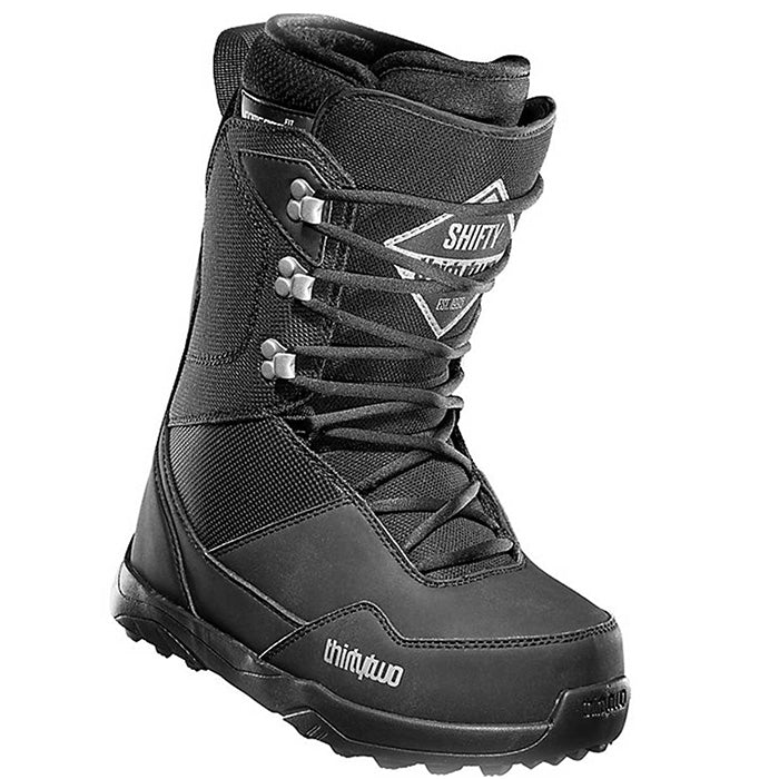 Thirty Two Shifty women's snowboard boots (black/silver) available at Mad Dog's Ski & Board in Abbotsford, BC.
