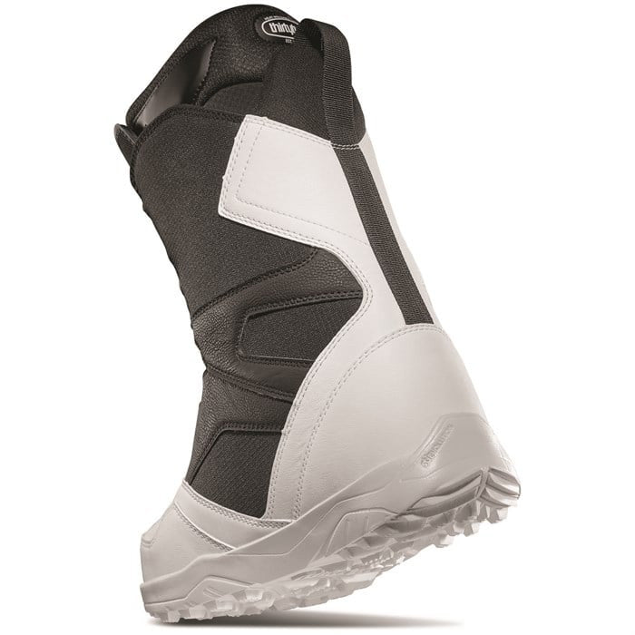 Thirty Two STW Double Boa snowboard boots (black/white) available at Mad Dog's Ski & Board in Abbotsford, BC.