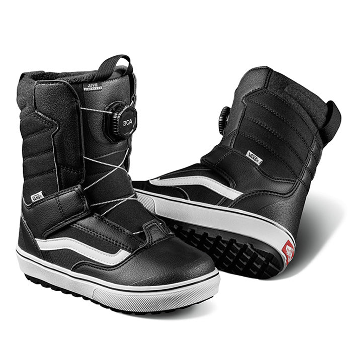 Vans Juvie OG junior/youth snowboard boots (black/white) available at Mad Dog's Ski & Board in Abbotsford, BC.