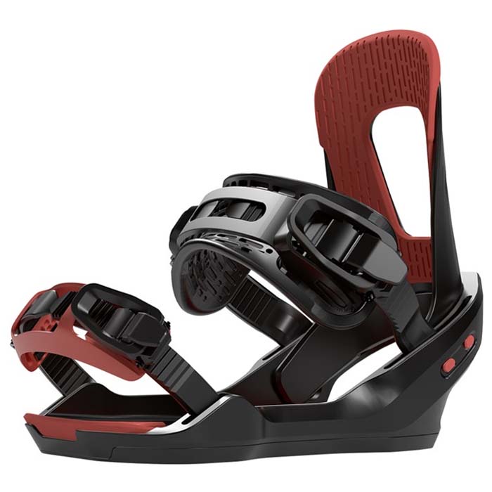 Bataleon Spirit women's snowboard bindings (front view) available at Mad Dog's Ski & Board in Abbotsford, BC.