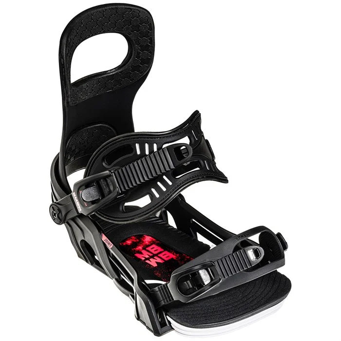 Bent Metal Joint snowboard bindings (black) available at Mad Dog's Ski & Board in Abbotsford, BC.