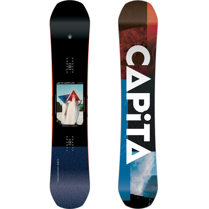 Capita Defenders of Awesome (DOA) snowboard (top and base graphic) available at Mad Dog's Ski & Board in Abbotsford, BC.