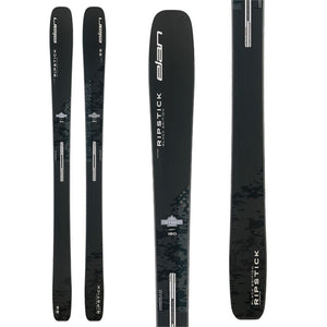 2023 Elan Ripstick 96 Black Edition (front graphic) available at Mad Dog's Ski & Board in Abbotsford, BC.