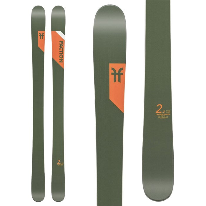 Faction CT 2.0 skis (top graphic) available at Mad Dog's Ski and Board in Abbotsford, BC