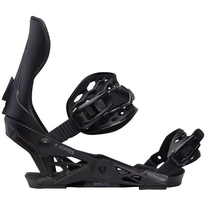 Jones Mercury snowboard bindings (eclipse black) available at Mad Dog's Ski & Board in Abbotsford, BC.