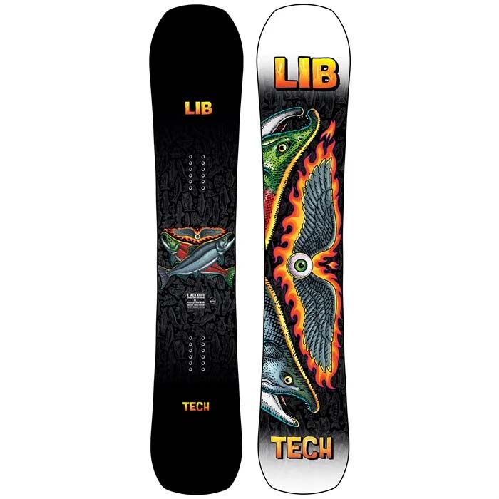 Lib Tech Ejack Knife men's snowboard (2022 graphics) available at Mad Dog's Ski & Board in Abbotsford, BC.