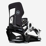 Load image into Gallery viewer, Nidecker Prime junior snowboard bindings (back view) available at Mad Dog&#39;s Ski &amp; Board in Abbotsford, BC.
