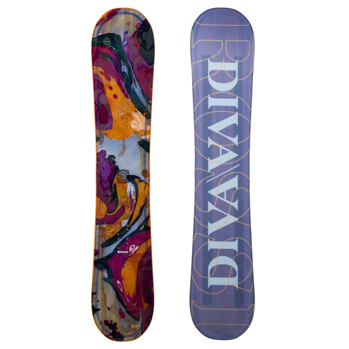 Rossignol Diva women's snowboard (2021 graphics) available at Mad Dog's Ski & Board in Abbotsford, BC. 