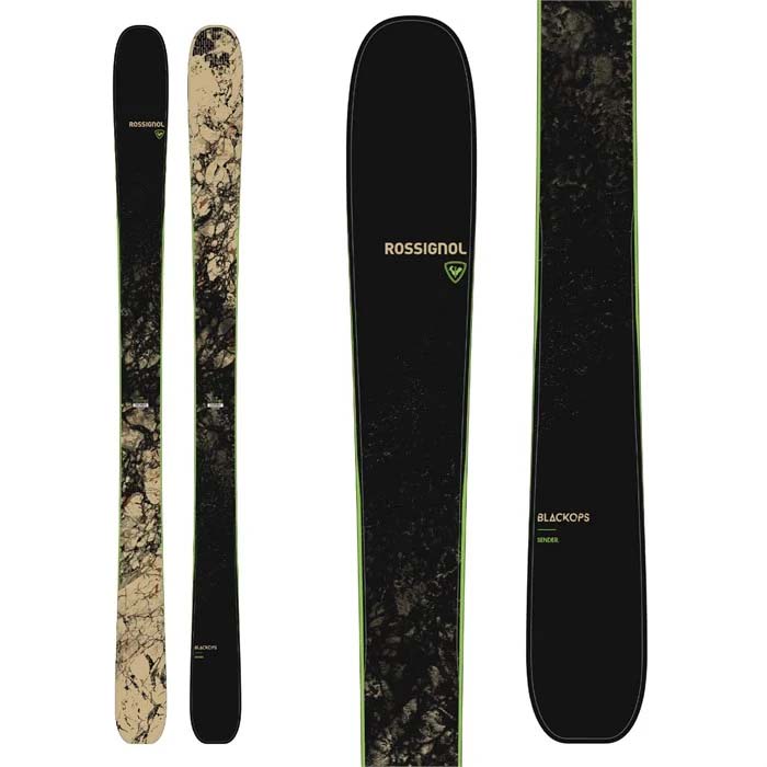 The Rossignol Blackops Sender skis are available at Mad Dog's Ski and Board in Abbotsford, BC. 