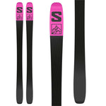 Load image into Gallery viewer, The 2023 Salomon QST LUX 92 women&#39;s skis (base graphic)  are available at Mad Dog&#39;s Ski &amp; Board in Abbotsford, BC.
