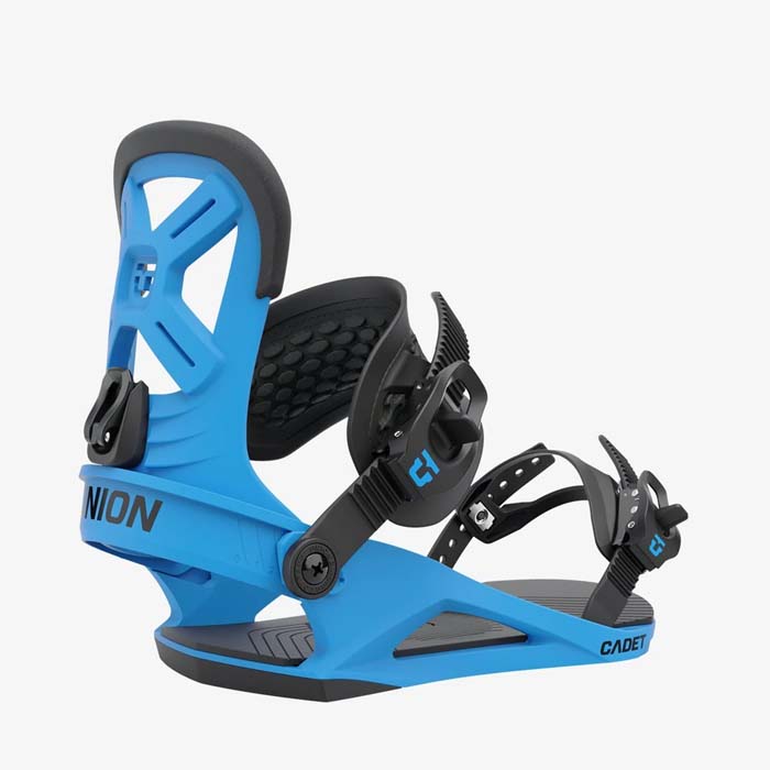 Union Cadet Junior Binding (Blue colour way) available at Mad Dog's Ski & Board in Abbotsford, BC.