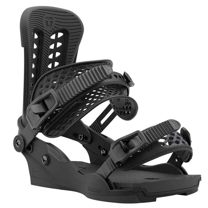 Union Trilogy women's snowboard binding (front view) available at Mad Dog's Ski & Board in Abbotsford, BC
