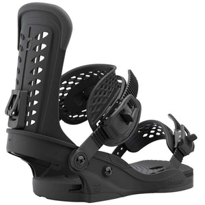 Union Trilogy women's snowboard binding (rear view) available at Mad Dog's Ski & Board in Abbotsford, BC