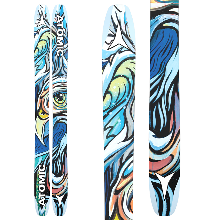 Atomic Bent Chetler 120 Skis (base graphic) available at Mad Dog's Ski & Board