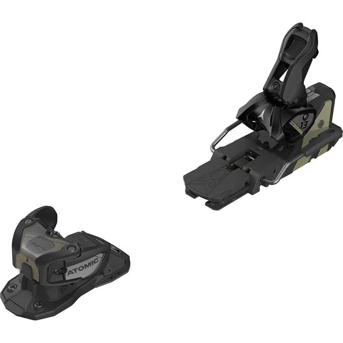 Atomic Warden MNC 13 (black/gold) ski bindings available at Mad Dog's Ski & Board in Abbotsford, BC.