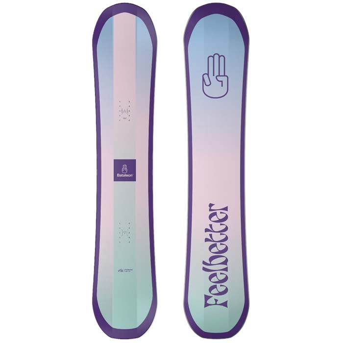 The 2023 Bataleon Feelbetter women's snowboard is available at Mad Dog's Ski & Board in Abbotsford, BC. 