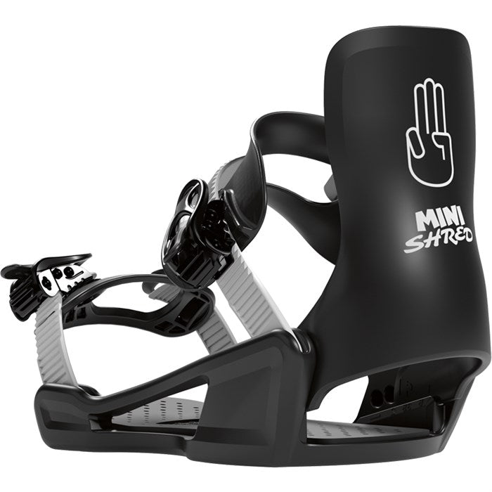 Bataleon Minishred junior snowboard bindings (rear view) available at Mad Dog's Ski & Board in Abbotsford, BC