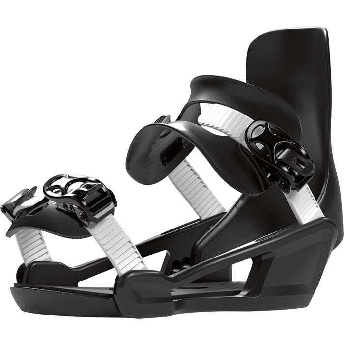 Bataleon Minishred junior snowboard bindings (front view) available at Mad Dog's Ski & Board in Abbotsford, BC