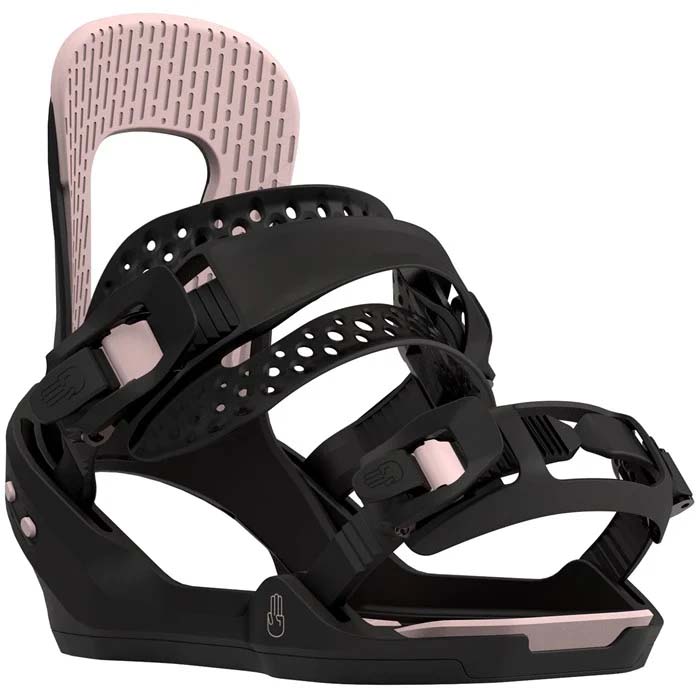 The 2023 Bataleon Spirit women's snowboard bindings are available at Mad Dog's Ski & Board in Abbotsford, BC.