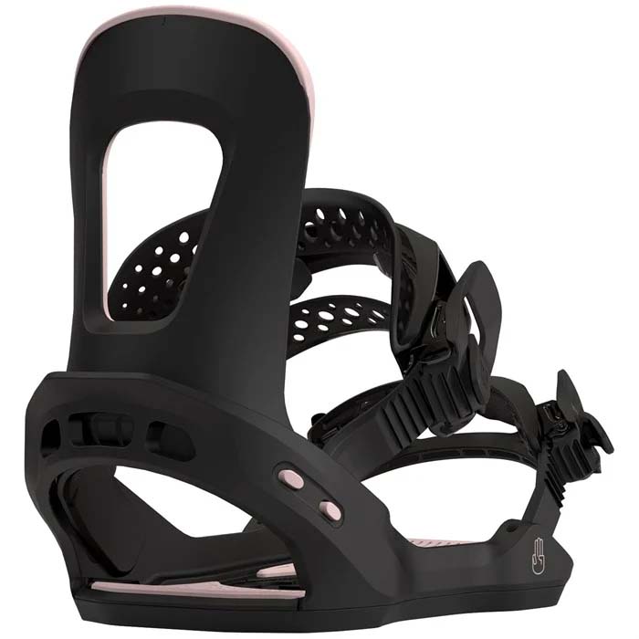 The 2023 Bataleon Spirit women's snowboard bindings are available at Mad Dog's Ski & Board in Abbotsford, BC.