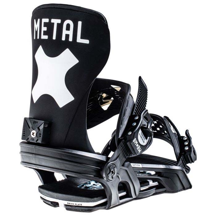 The 2023 Bent Metal Axtion snowboard bindings are available at Mad Dog's Ski & Board in Abbotsford, BC.
