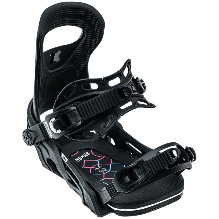 The 2023 Bent Metal BMX junior snowboard bindings are available at Mad Dog's Ski & Board in Abbotsford, BC.