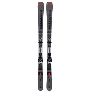 Blizzard XCR skis with TLT 10 bindings (top graphic, grey) available at Mad Dog's Ski & Board in Abbotsford, BC.