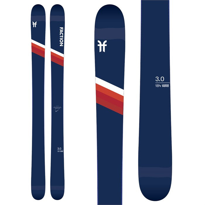 The Faction CT 3.0 Ski (top graphic) available at Mad Dog's Ski & Board in Abbotsford, BC. 