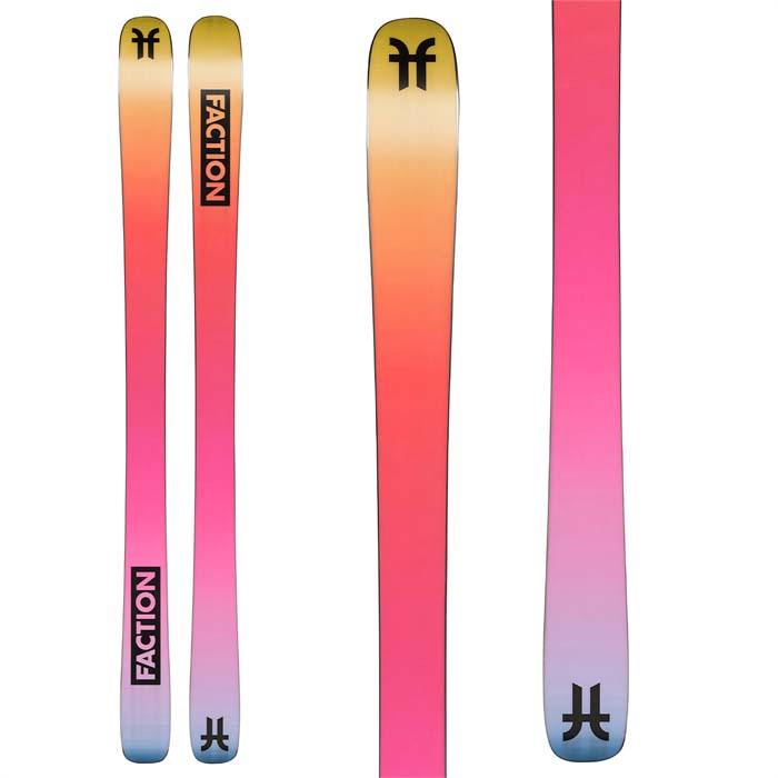 2023 Faction Prodigy 0 skis (base graphic) are available at Mad Dog's Ski & Board in Abbotsford, BC.