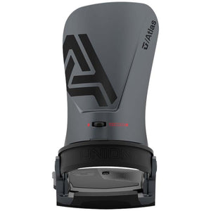 The 2023 Union Atlas snowboard bindings (grey) are available at Mad Dog's Ski & Board in Abbotsford, BC. 