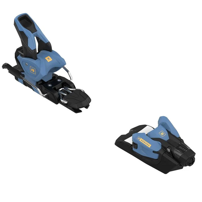 2024 Armada Strive 12 GW ski bindings (Dusty Blue) available at Mad Dog's Ski & Board in Abbotsford, BC.