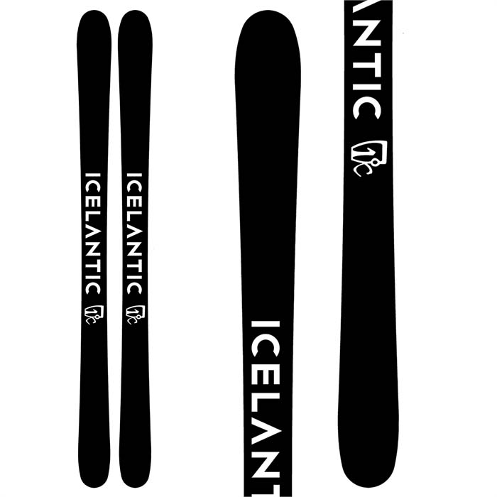 The 2023 Icelantic Nomad 95 Ski (base graphic, black) is available at Mad Dog's Ski & Board in Abbotsford, BC.