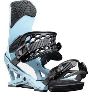 The 2023 Jones Meteorite snowboard bindings are available at Mad Dog's Ski & Board in Abbotsford, BC.