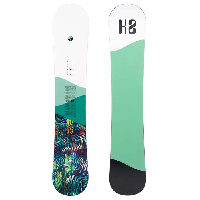 The 2023 K2 First Lite women's snowboard is available at Mad Dog's Ski & Board in Abbotsford, BC. 