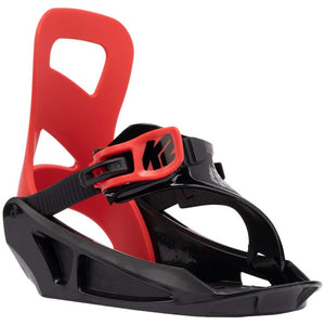 The K2 Mini Turbo junior snowboard bindings are available at Mad Dog's Ski & Board in Abbotsford, BC. 