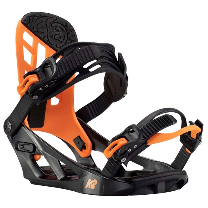 K2 Vandal junior snowboard bindings (front view) available at Mad Dog's Ski & Board in Abbotsford, BC.