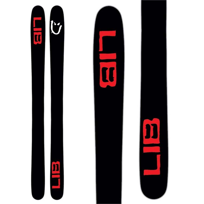 The 2023 Lib Tech YEWPS skis (base graphic) are available at Mad Dog's Ski & Board in Abbotsford, BC. 