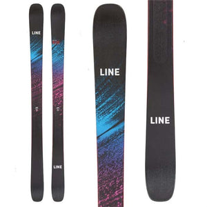 2023 LINE Blend skis (top graphic) are available at Mad Dog's Ski & Board in Abbotsford, BC.
