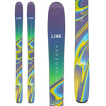 Load image into Gallery viewer, 2023 LINE Pandora 104 women&#39;s skis (top graphic) available at Mad Dog&#39;s Ski &amp; Board in Abbotsford, BC.
