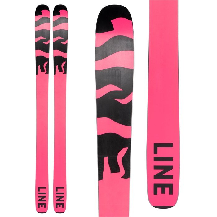 LINE Sick Day 104 skis (base graphic) available at Mad Dog's Ski & Board in Abbotsford, BC.