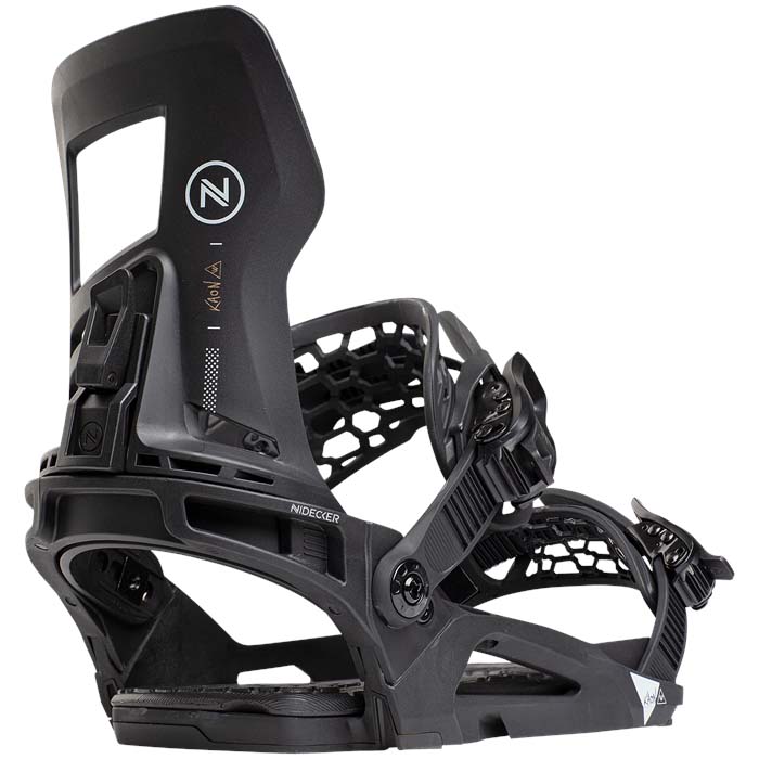 The 2023 Nidecker Kaon-W women's snowboard bindings are available at Mad Dog's Ski & Board in Abbotsford, BC.