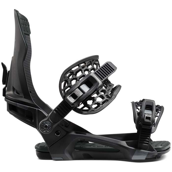 The 2023 Nidecker Kaon-X snowboard bindings are available at Mad Dog's Ski & Board in Abbotsford, BC. 