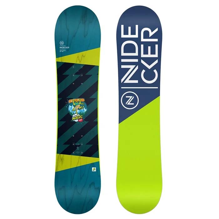 The 2023 Nidecker Micron Magic junior snowboard is available at Mad Dog's Ski & Board in Abbotsford, BC.