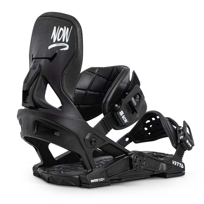 The 2023 NOW Vetta women's snowboard bindings are available at Mad Dog's Ski & Board in Abbotsford, BC. 