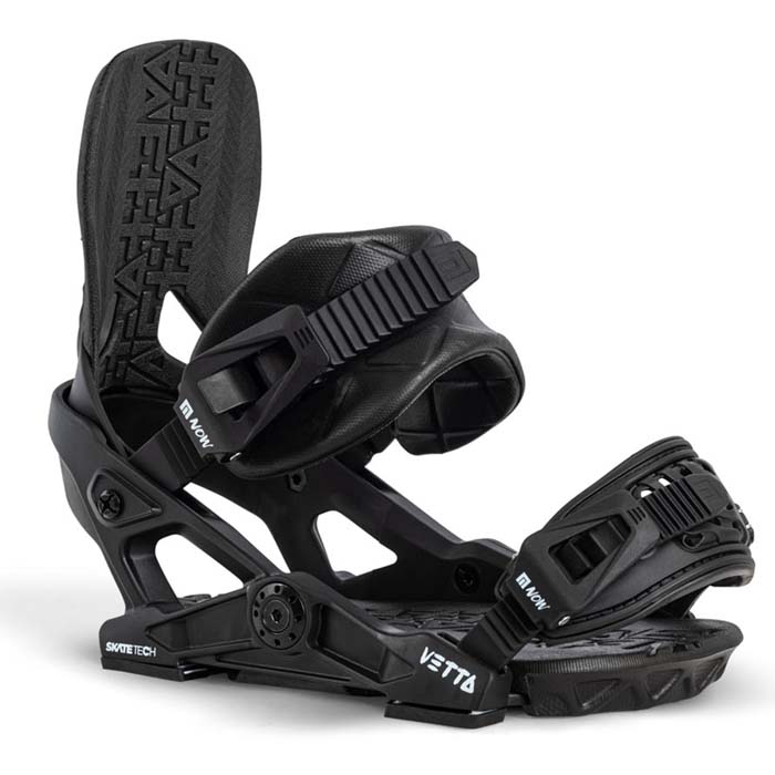 The 2023 NOW Vetta women's snowboard bindings are available at Mad Dog's Ski & Board in Abbotsford, BC. 