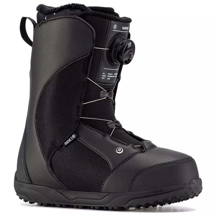 The Ride Harper women's snowboard boots are available at Mad Dog's Ski & Board in Abbotsford, BC. 